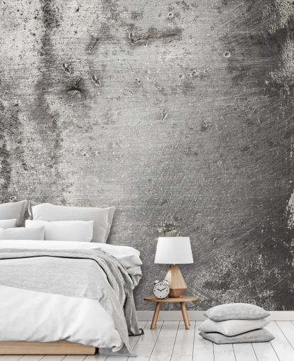 Papier peint mural argent