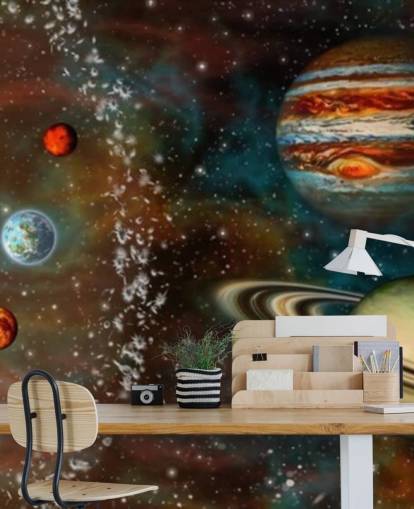 Papel de parede 3D Widescreen Solar System Papel de parede 3D Widescreen Solar System