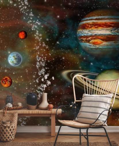 Papel de parede 3D Widescreen Solar System Papel de parede 3D Widescreen Solar System