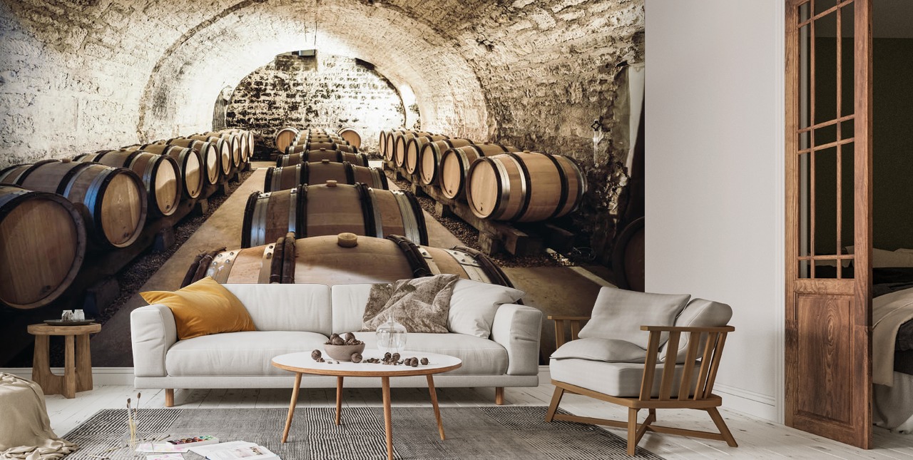 Wine Barrel Wallpaper