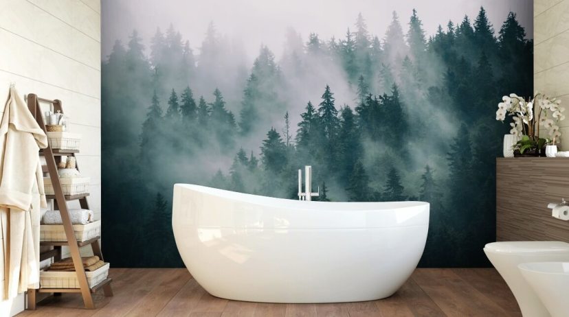 Bathroom Wallpaper Murals | Wallsauce US
