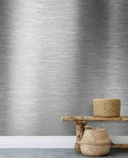 papier peint monochrome brossé