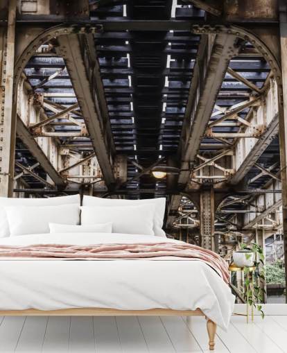 Fondo de pantalla 3D debajo del puente subterráneo