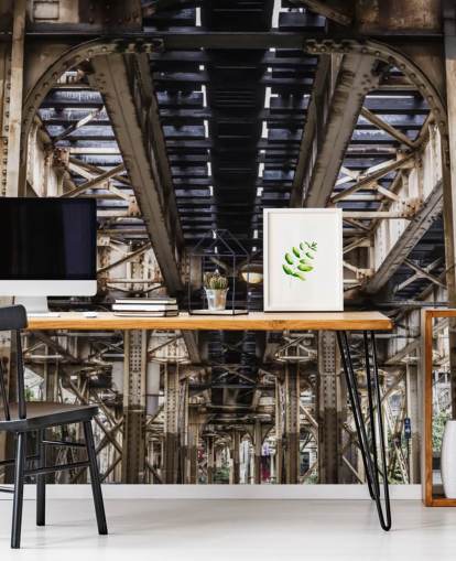 3D Underneath Subway Bridge Wallpaper 3D Underneath Subway Bridge Wallpaper