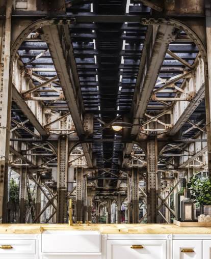 3D Underneath Subway Bridge Wallpaper 3D Underneath Subway Bridge Wallpaper