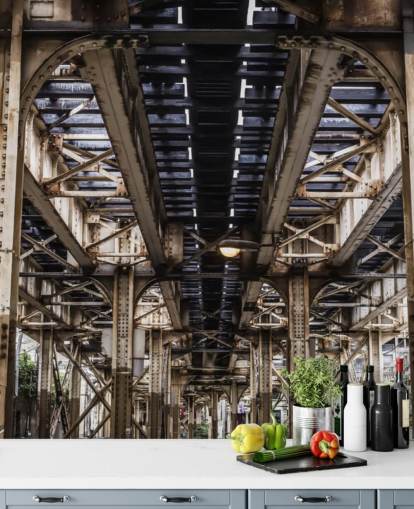 3D Underneath Subway Bridge Wallpaper 3D Underneath Subway Bridge Wallpaper