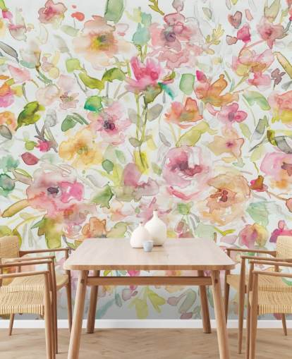 Farverige Flower Baggrund