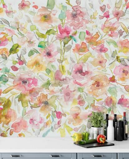 Farverige Flower Baggrund