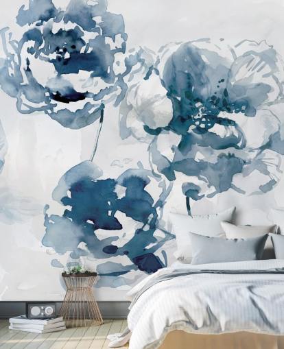 Papier peint Blue Roses