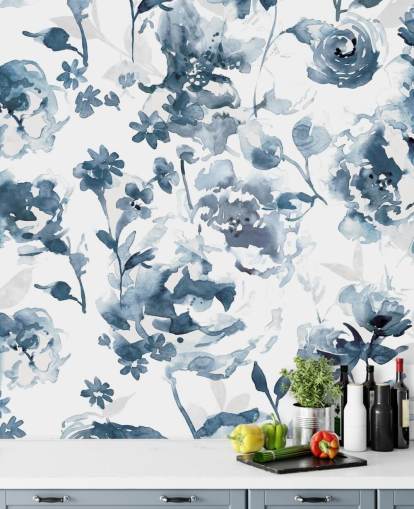 Papel de parede Indigo Garden