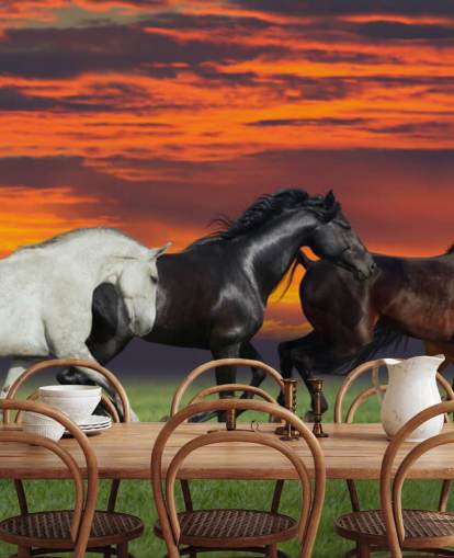 Horses Running Wallpaper