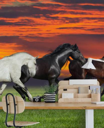 Horses Running Wallpaper