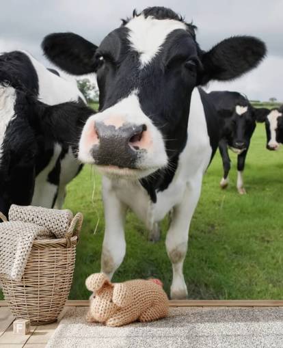 Papel de Parede Close Up of Cows Papel de Parede Close Up of Cows