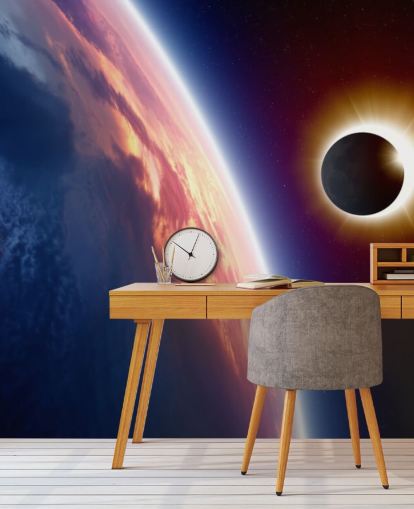 Sonnenfinsternis Fototapete Sonnenfinsternis Fototapete