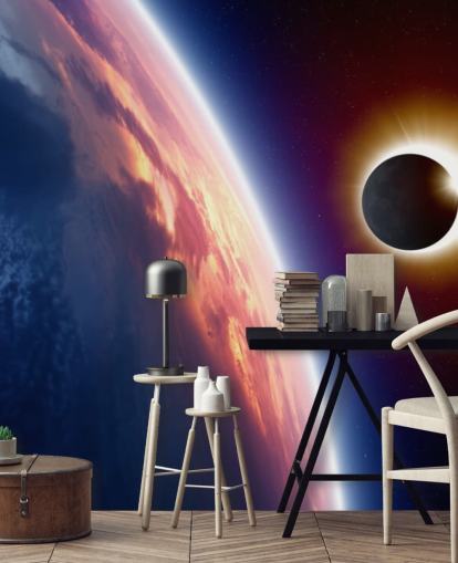 Sonnenfinsternis Fototapete