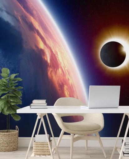 Sun Eclipse vægmaleri Sun Eclipse vægmaleri