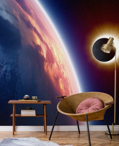 Sonnenfinsternis Fototapete