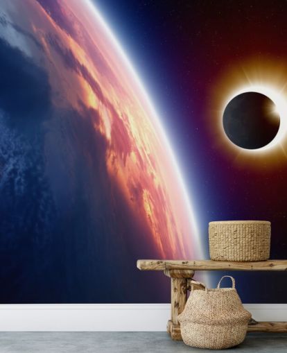 Sun Eclipse Wall Mural Sun Eclipse Wall Mural