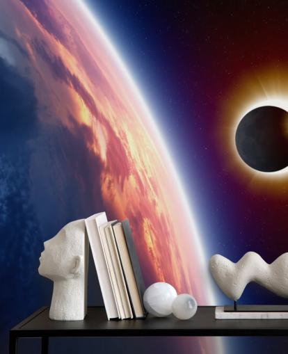 Sun Eclipse Wall Mural