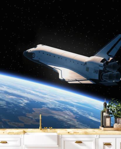 Space Shuttle Orbiting Earth Wallpaper Space Shuttle Orbiting Earth Wallpaper