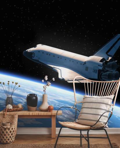 Space Shuttle Orbiting Earth Wallpaper