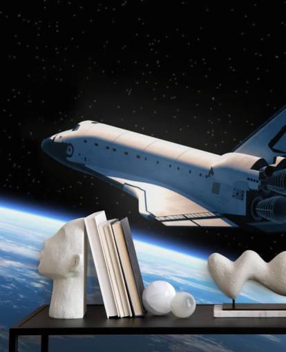 Space Shuttle Orbiting Earth Wallpaper