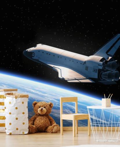 Space Shuttle Orbiting Earth Wallpaper