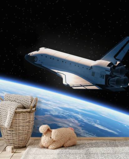 Space Shuttle Orbiting Earth Wallpaper