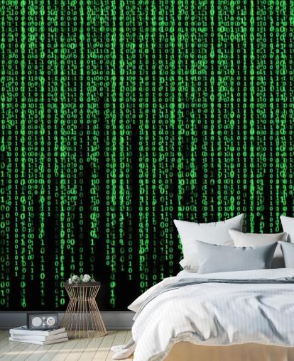 Grüne Codierung und Zahlen Wallpaper Grüne Codierung und Zahlen Wallpaper