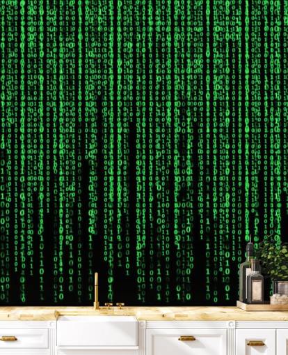 Fondo de pantalla de codificación y números verdes Fondo de pantalla de codificación y números verdes