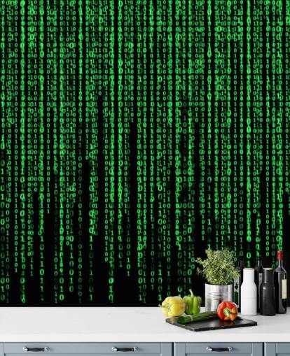 Grüne Codierung und Zahlen Wallpaper Grüne Codierung und Zahlen Wallpaper