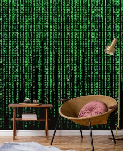 Fondo de pantalla de codificación y números verdes Fondo de pantalla de codificación y números verdes