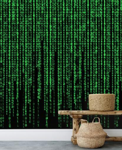 Green Coding and Numbers Wallpaper Green Coding and Numbers Wallpaper
