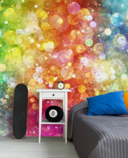 Rainbow of Lights Wallpaper Mural Rainbow of Lights Wallpaper Mural
