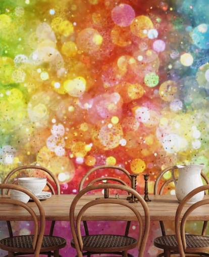 Rainbow of Lights Wallpaper Mural 