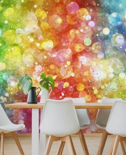 Rainbow of Lights Wallpaper Mural 