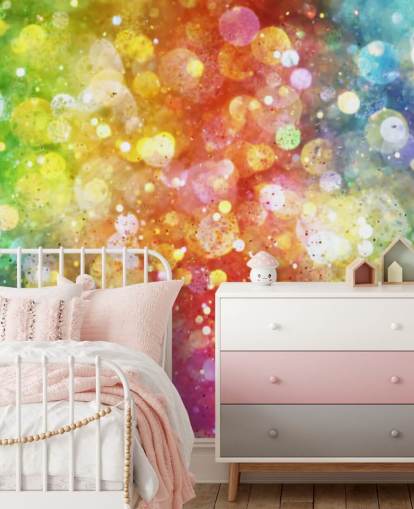 Papel pintado Arco iris de luces 