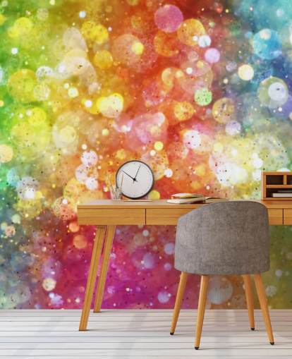 Rainbow of Lights behang muurschildering 