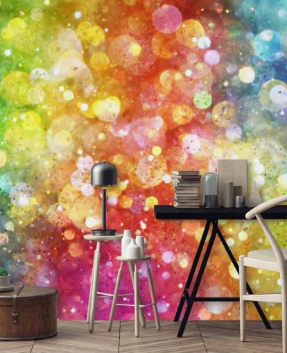 Papel pintado Arco iris de luces Papel pintado Arco iris de luces