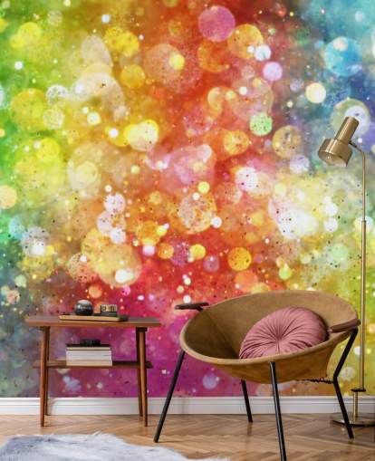 Rainbow of Lights Wallpaper Mural Rainbow of Lights Wallpaper Mural