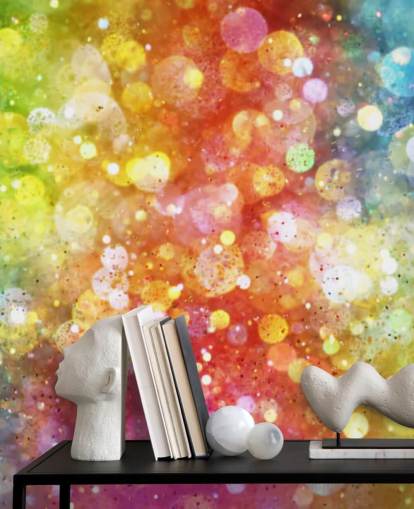 Rainbow of Lights Wallpaper Mural 