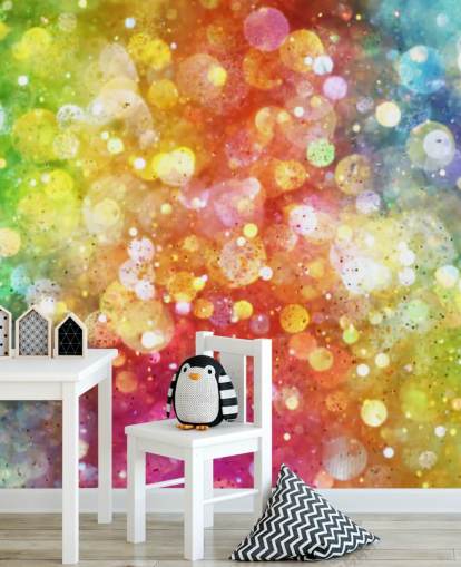 Rainbow of Lights Wallpaper Mural 