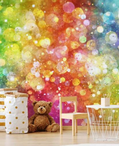 Rainbow of Lights Wallpaper Mural 