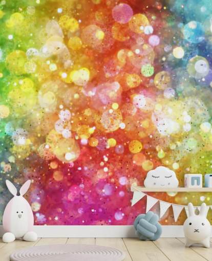 Papel pintado Arco iris de luces 