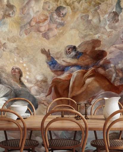 carta da parati antica al fresco