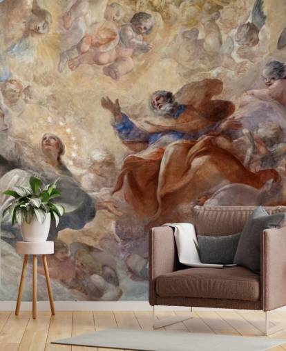 antikke al fresco maleri tapet