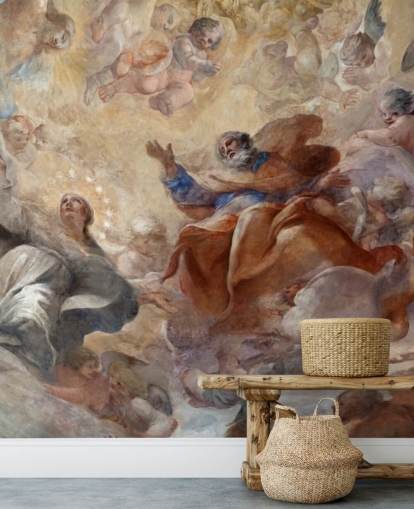 antike Malerei im Freien Tapete