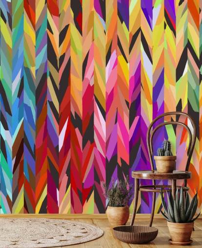 Colorful Lines Abstract Wallpaper