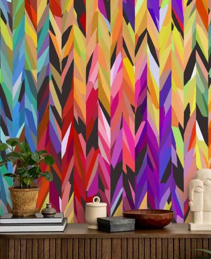 Colorful Lines Abstract Wallpaper