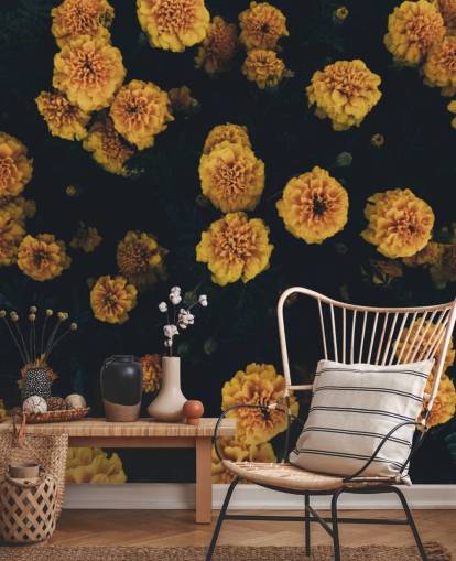 Dark Botanics Floral Wallpaper Dark Floral Wallpaper